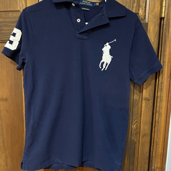 Polo Ralph Lauren slim fit size small men’s shirt, navy blue - Picture 2 of 5